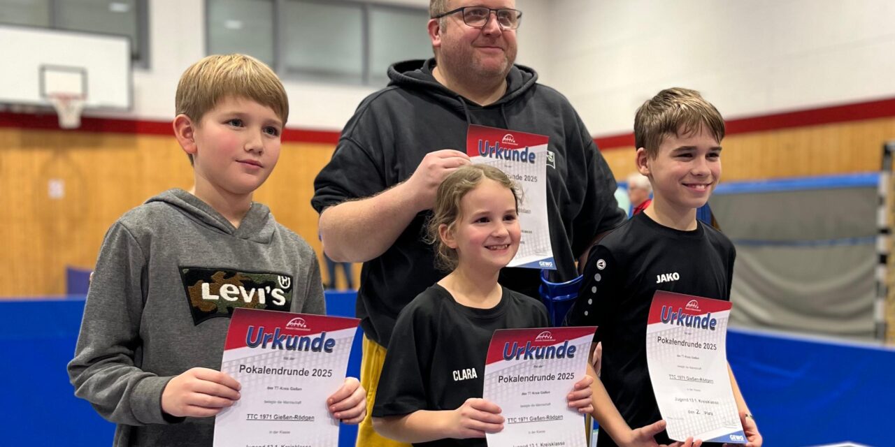 TTC Rödgen – Nachwuchs auf Erfolgskurs!